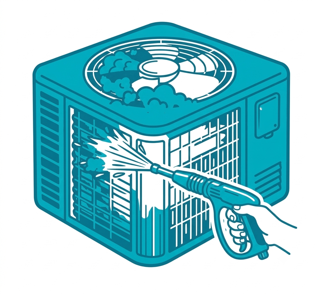 A.C Condenser Cleaning